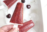 Cherry Popsicles with 3 Ingredients: Homemade Summer Treat