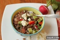 Crunchy Quinoa Salad with Roasted Veggies and Citrus Vinaigrette