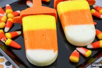 Candy Corn Yogurt Pops: Festive Frozen Treats for Fall