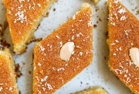 Coconut Basbousa Recipe: Moist Semolina Cake with Syrup