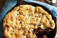 Gooey Chocolate Chip Skillet Cookie Recipe for Sharing