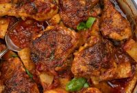 Italian-Style Chicken and Roasted Potatoes Recipe
