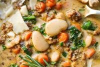 Spicy Sausage and White Bean Soup Recipe for Cozy Nights