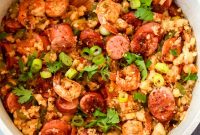 Whole30 Jambalaya: Spicy Cajun Chicken & Sausage Recipe
