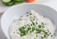 Creamy Sour Cream & Chive Dip Recipe for Parties