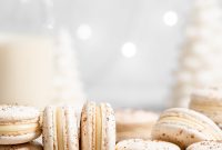 Eggnog Macarons Recipe: Festive Holiday Cookies with Spiced Filling