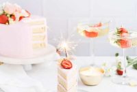 Strawberry Champagne Layer Cake — Festive Recipe for Entertaining