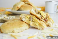 Sausage, Egg & Cheese Stuffed Biscuits Recipe