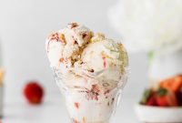No-Churn Strawberry Cheesecake Ice Cream Recipe