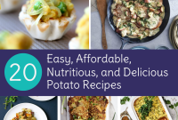 20 Hearty Potato Recipes for Budget-Friendly Weeknight Meals