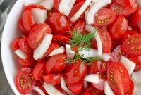 Fresh Tomato Salad with Basil and Balsamic Dressing