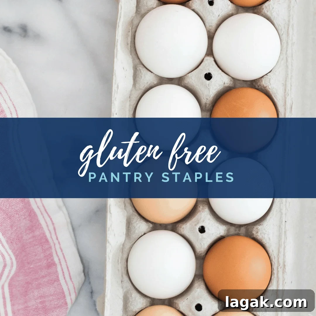 Gluten free pantry staples