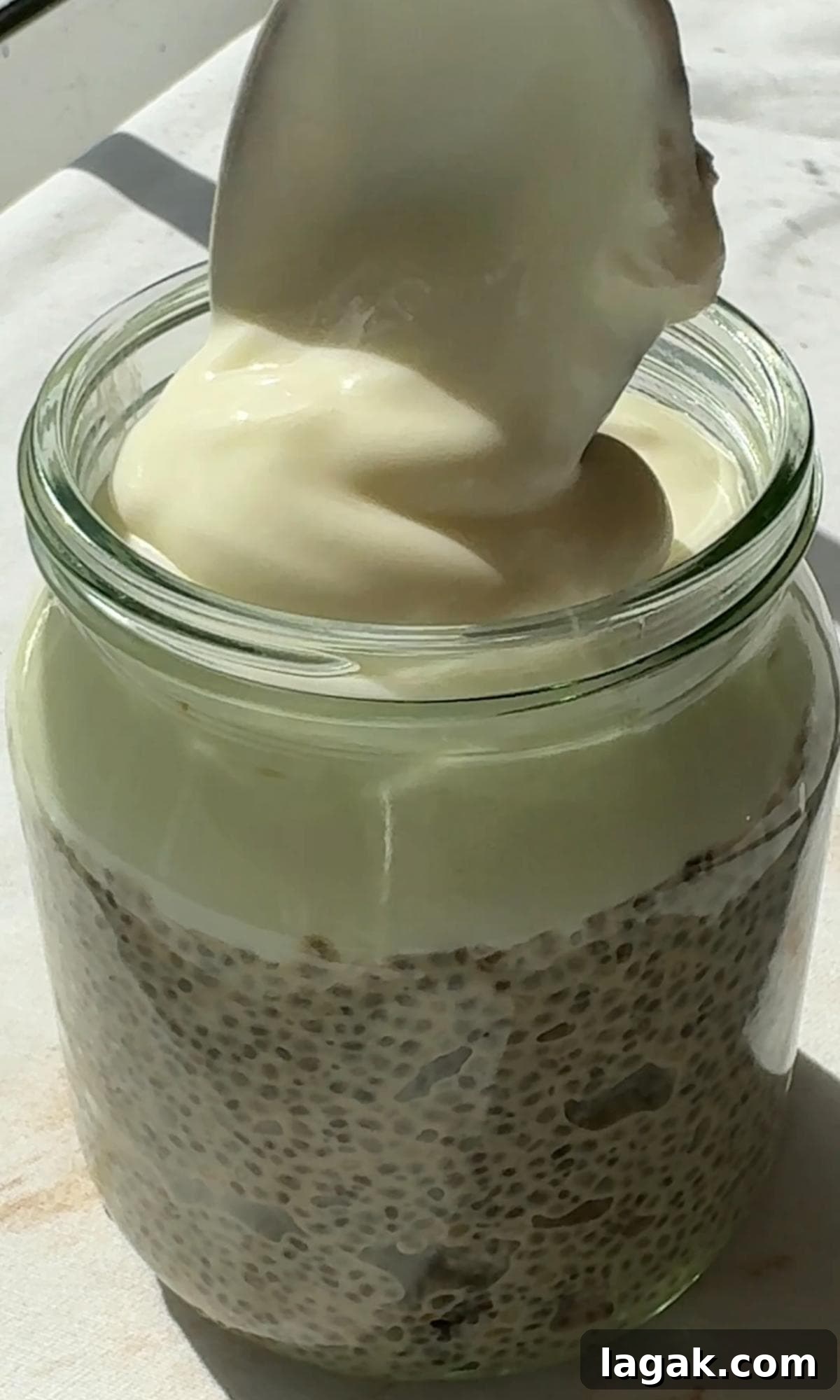 Tiramisu Chia Pudding with Creamy Yogurt — Quick Recipe 8 topping chia pudding with yogurt