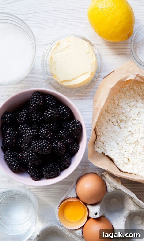 Blackberry Pie Cobbler Recipe: Classic Summer Dessert with Fresh Berries 3 Ingredients for blackberry pie cobbler.