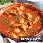 Authentic Chicken Pathia Curry Recipe — Tangy Spiced Chicken 6 Chicken pathia curry with coriander.