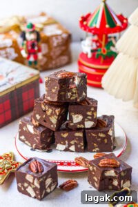 Decadent Chocolate Pecan Fudge Recipe for Rich Homemade Sweets 4 Fudge close-up