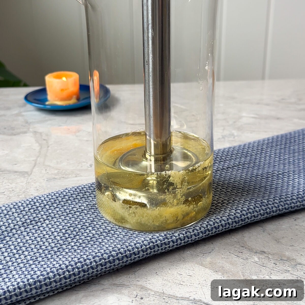 Homemade Mayonnaise with Avocado Oil — Simple Recipe 5 Place immersion blender at the bottom!