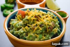 Cheesy Guacamole Recipe: Creamy Mexican Dip with Melted Cheese 7 Cheesy Guacamole updated photo