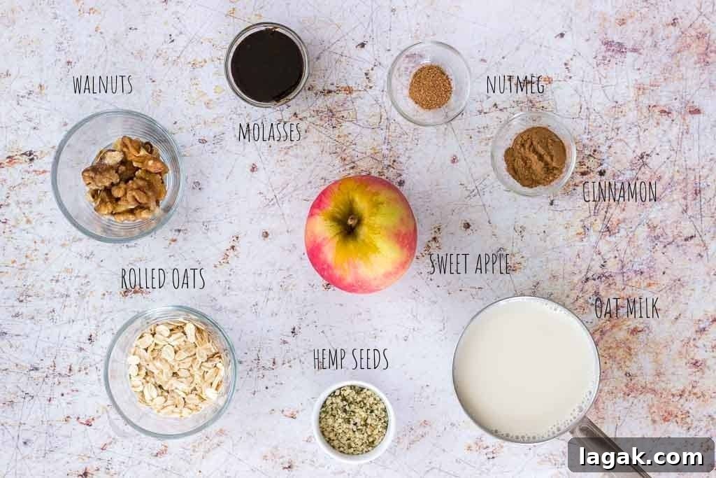 Apple Pie Smoothie ingredients