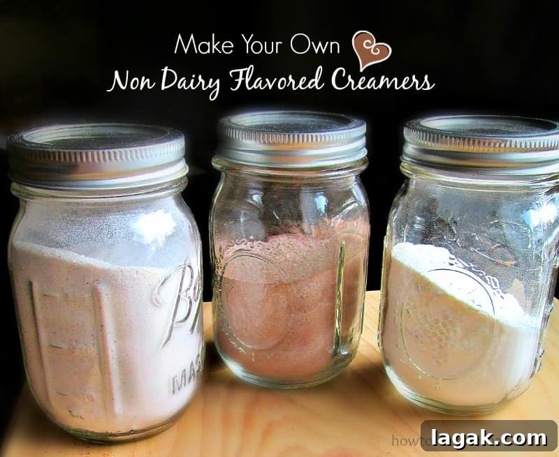 Homemade Non-Dairy Flavored Coffee Creamers You Can Make at Home 2 DIY Non Dairy Flavored Coffee Creamers