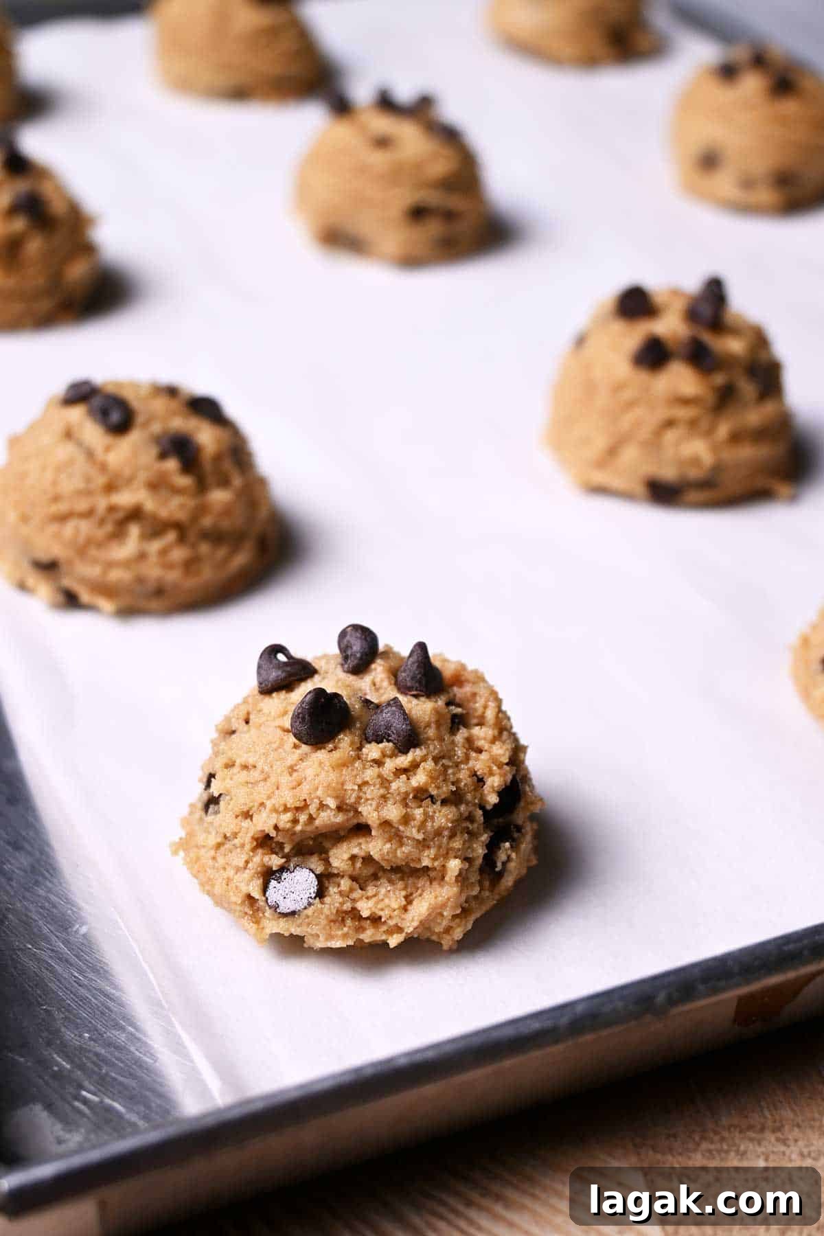 Chewy Oat Flour Chocolate Chip Cookies Recipe 5 gluten free oat flour chocolate chip dough