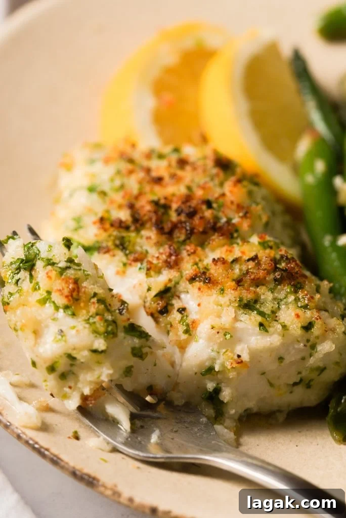 baked parmesan cod fillet