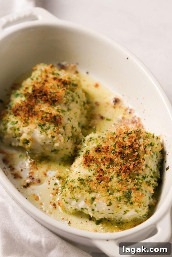 baked parmesan crusted cod fish