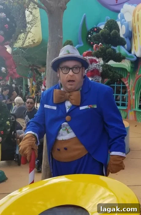 Universal Orlando Holiday Events and Seasonal Attractions 2026 6 Whoville in blue suit