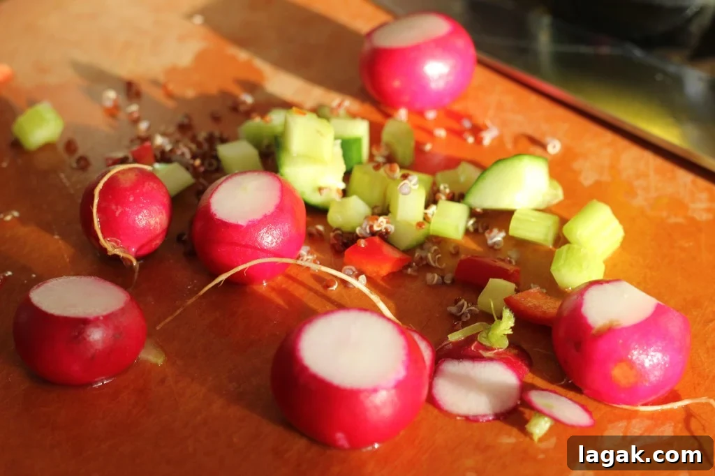 IMG_3889 radishes for quinoa crunch salad