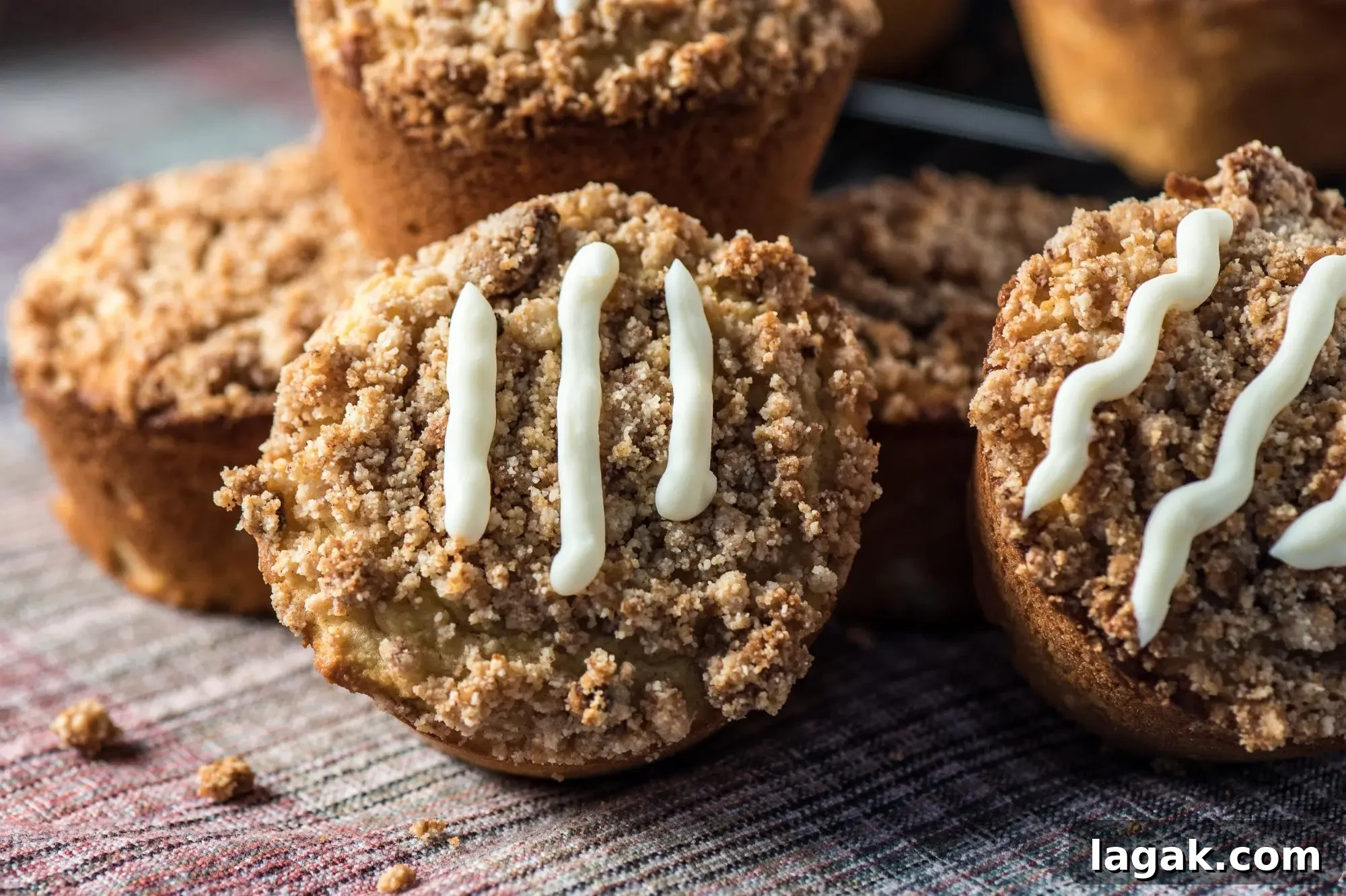 Muffins cooling on rack