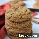 Gluten Free Ginger Cookies Stacked