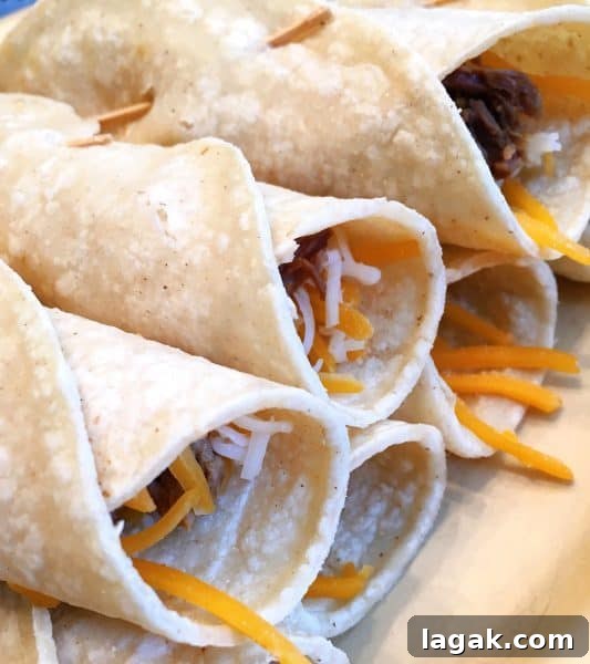 Crispy Homemade Taquitos Recipe 6 Taquito's ready for frying