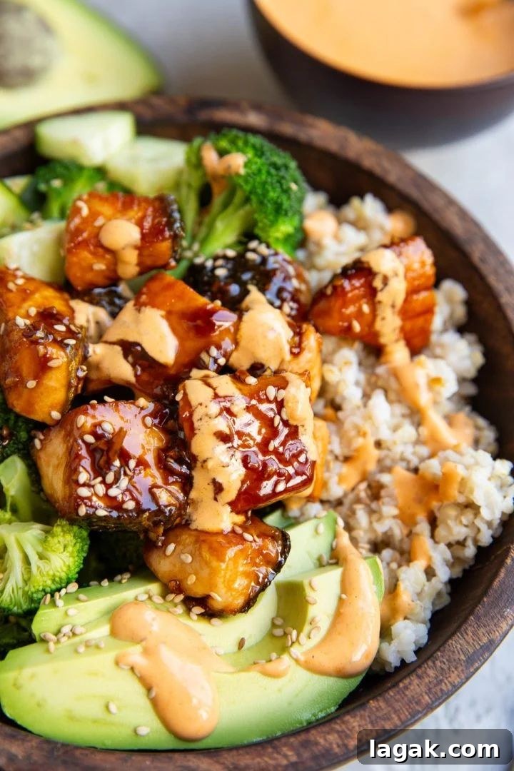 31 High-Protein Clean Eating Recipes to Try This Fall 27 Crispy Bang Bang Salmon Bites Bowls