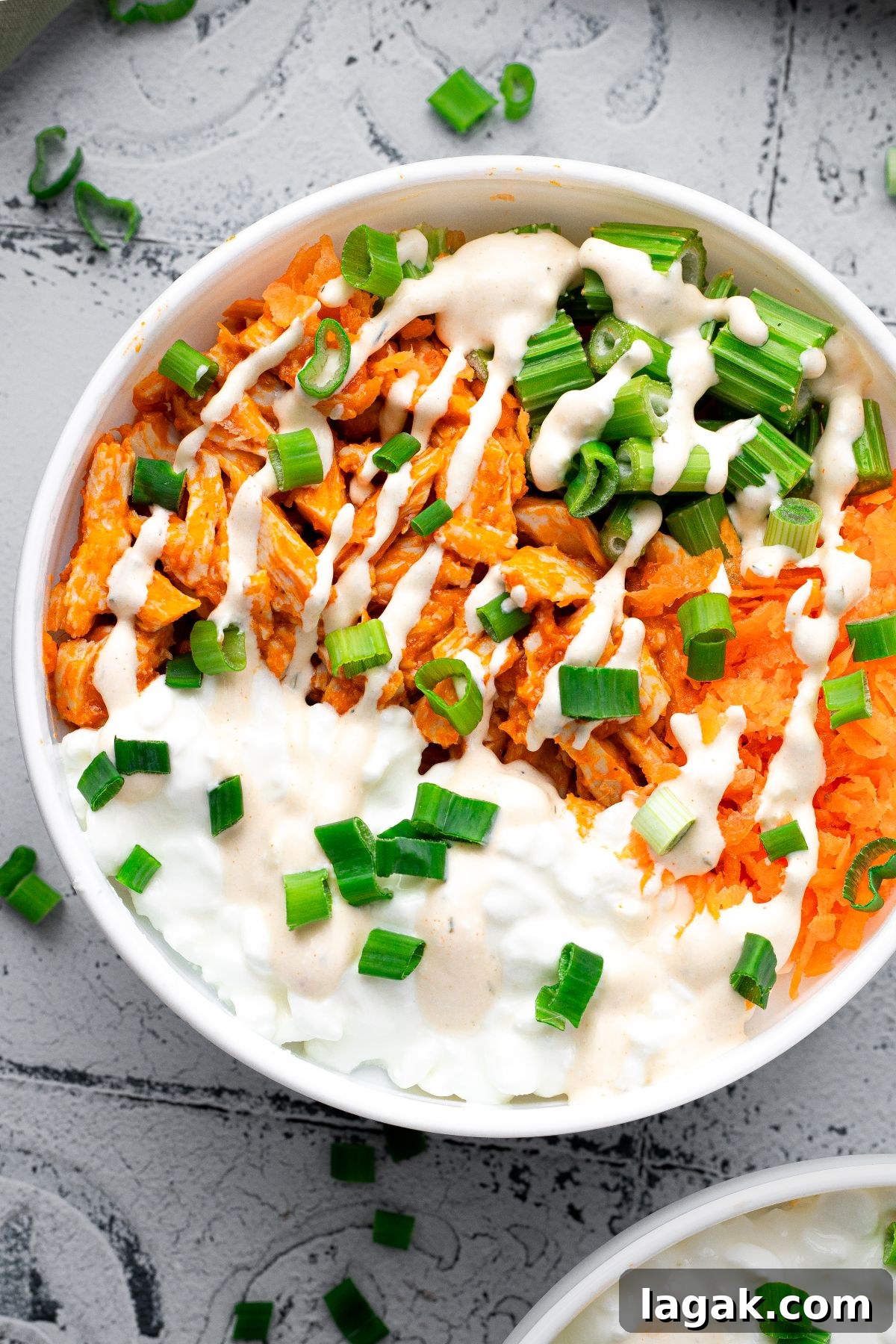 31 High-Protein Clean Eating Recipes to Try This Fall 6 Buffalo Chicken Cottage Cheese Bowl