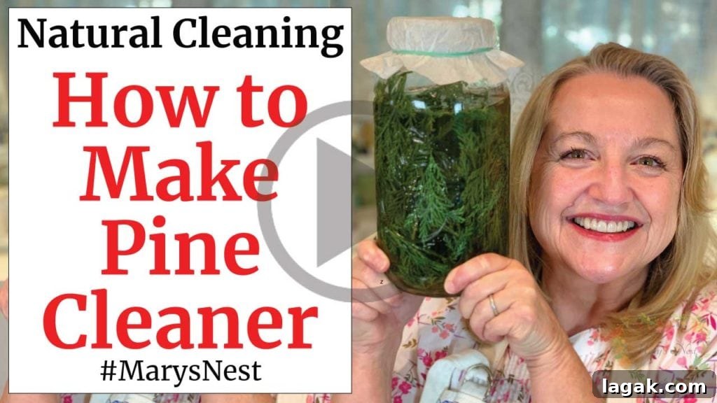 Pine cleaner jar
