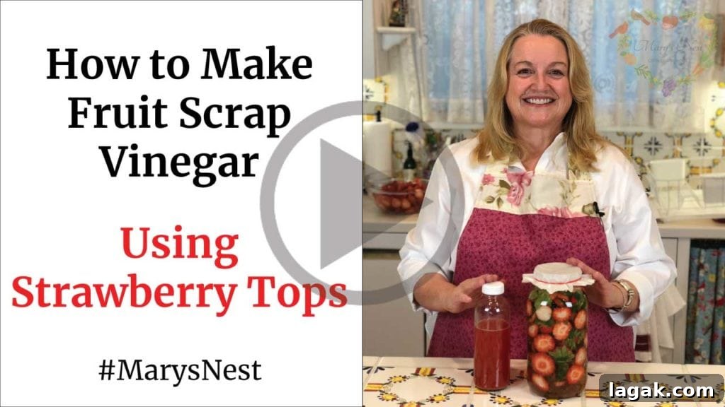 Fruit scrap vinegar