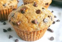 Greek Yogurt Chocolate Chip Banana Muffins — Soft & Moist