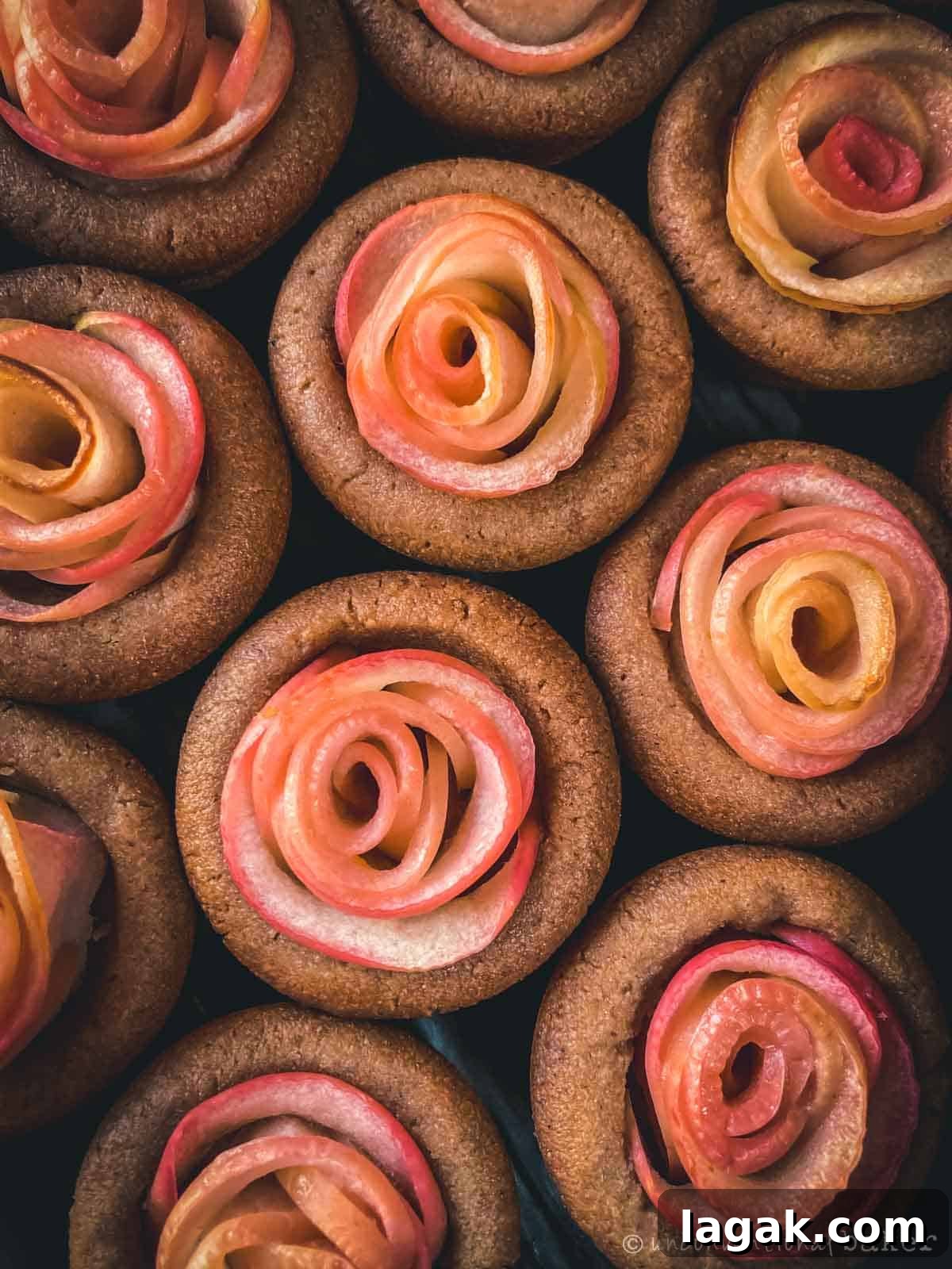 Apple Rosette Cookie Recipe: Crisp, Buttery Pastry Roses 3 vegan apple roses cookies recipe