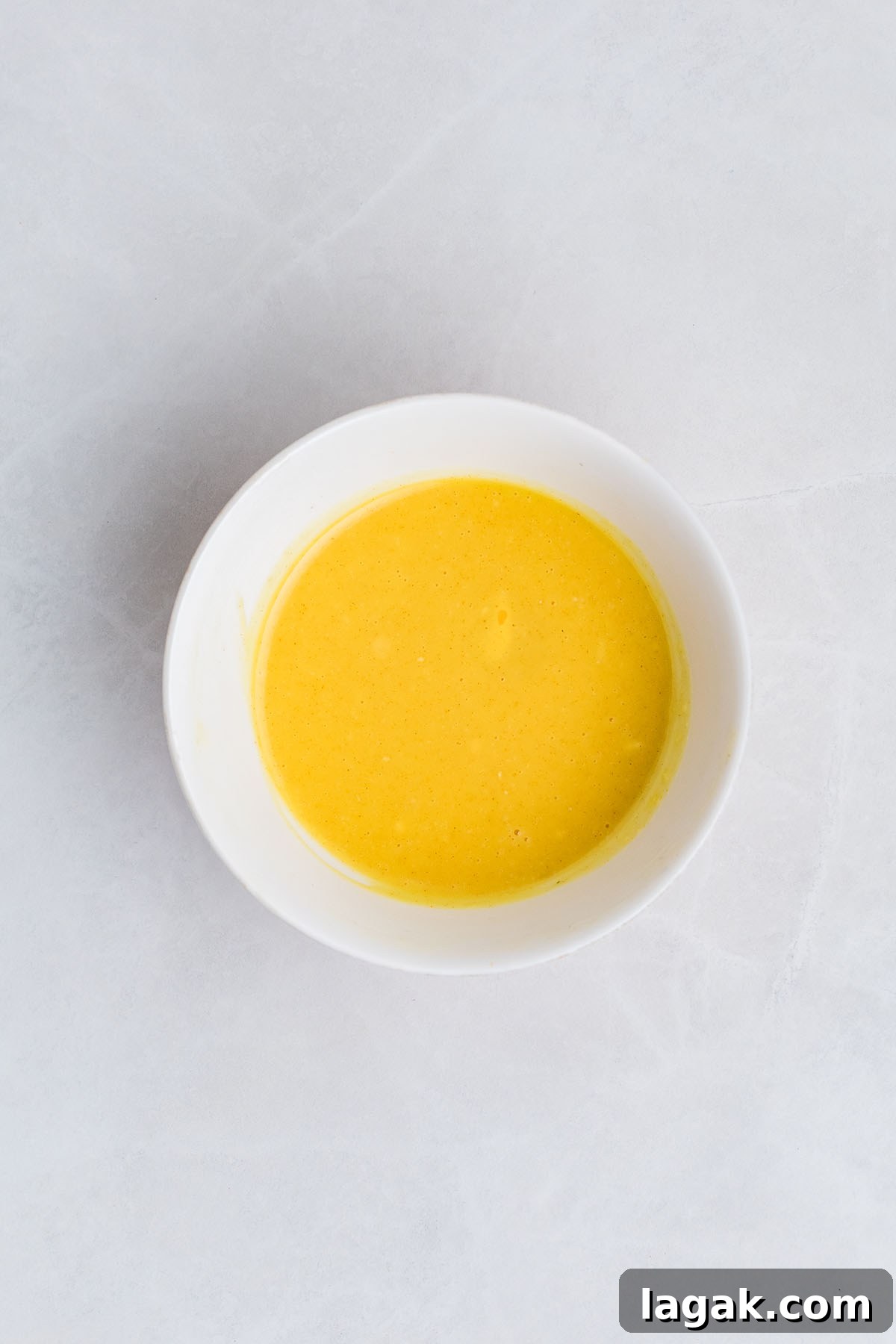 Honey Mustard Chicken Wrap Recipe: Quick Flavorful Lunch Idea 7 Honey mustard sauce in a bowl.