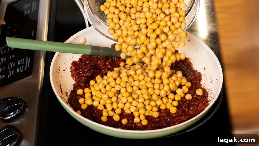 Smoky Creamy One-Pan Chickpea and Rice Skillet Recipe 4 img 22237 11
