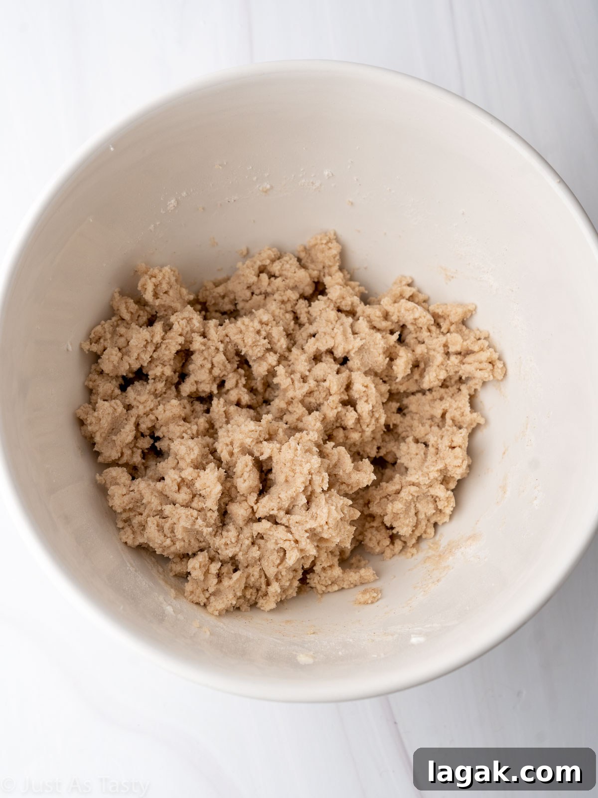 Gluten-Free Snickerdoodle Cookies: Soft Cinnamon Recipe 7 Snickerdoodle cookie dough in a bowl.
