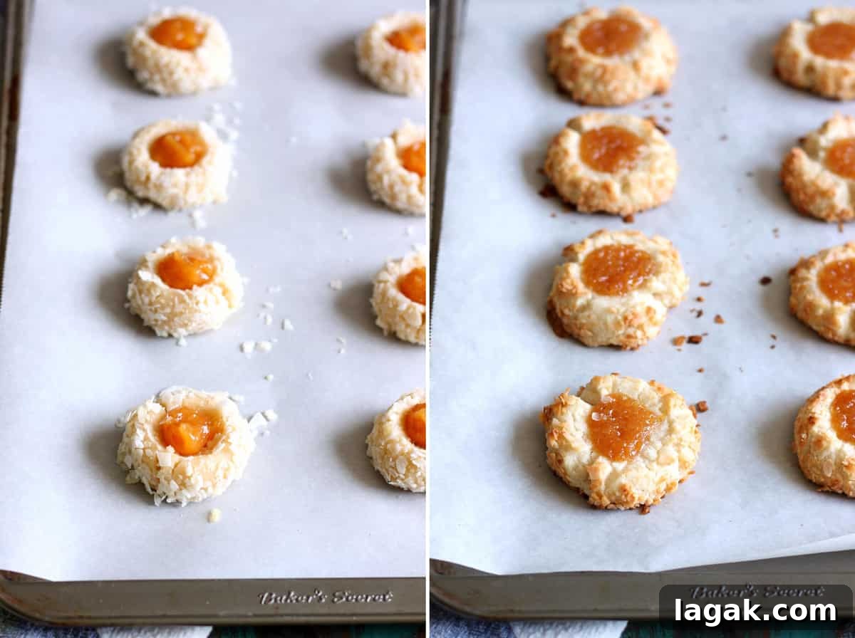 Guava Cookie Recipe: Crispy, Fruity Baked Cookies 7 Fill thumbprint with guava jam and bake cookies until golden brown.