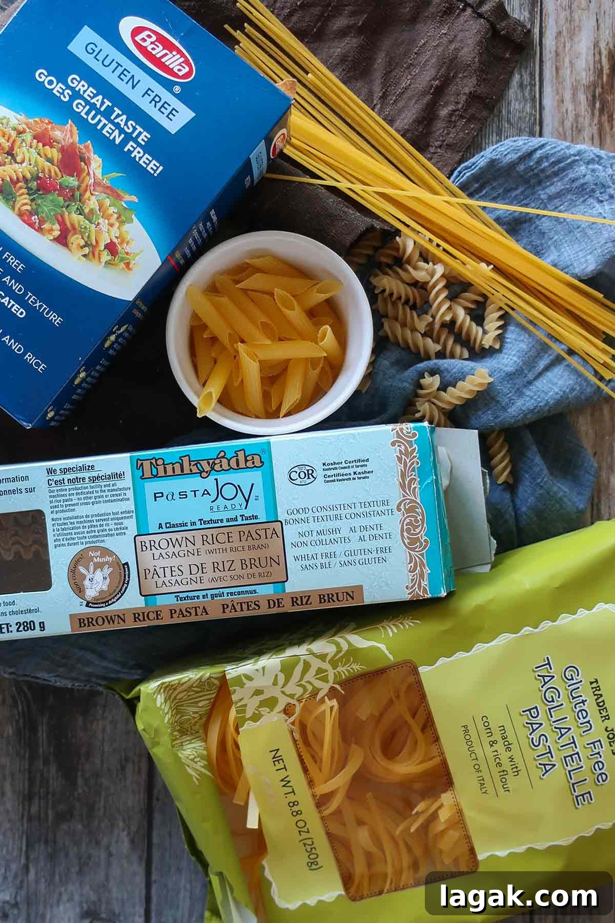 Gluten-Free Pasta Guide: Tips, Tools & Techniques for Perfect Results 3 different brands of boxes with gluten free pasta