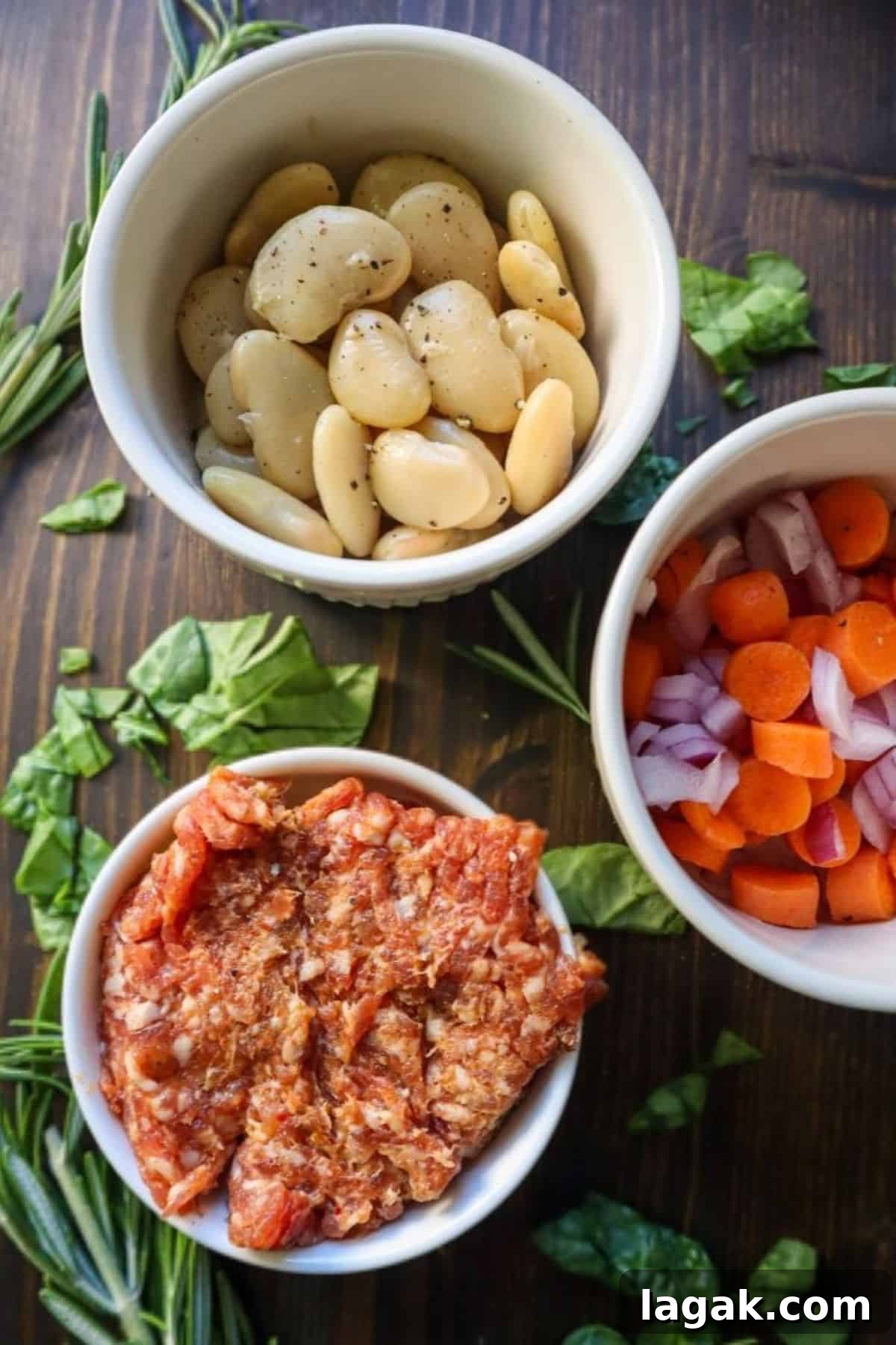 sausage and bean soup ingredients
