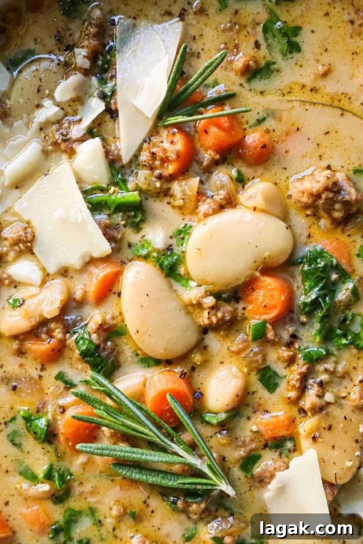 spicy sausage and bean soup