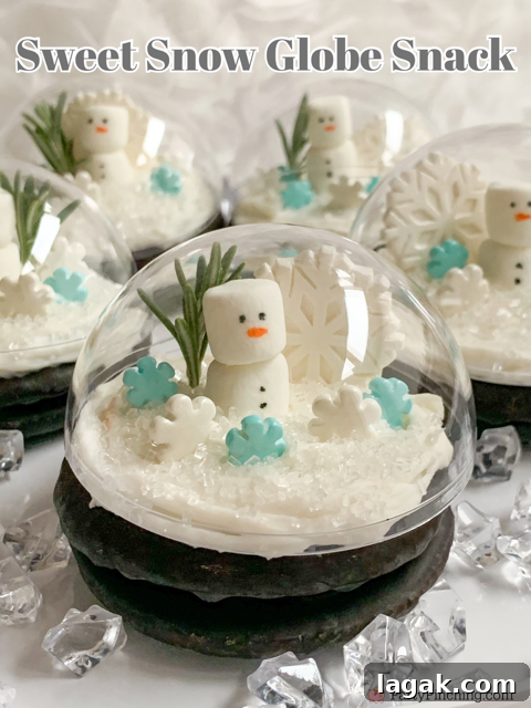 Sweet snow globe snack inspiration