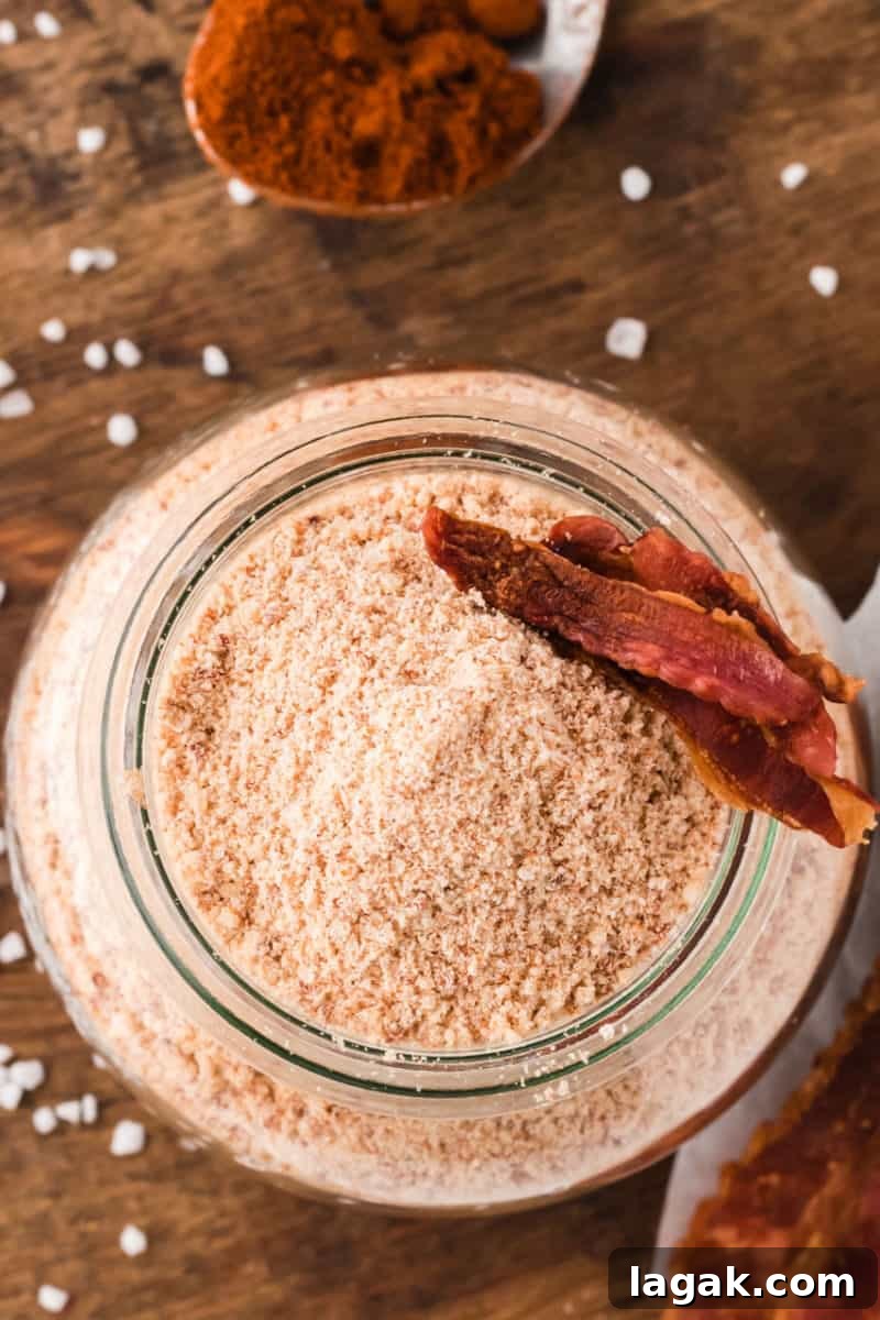 Smoky Bacon Salt: Flavorful Seasoning for Meat, Veggies & Snacks 3 img 25300 2
