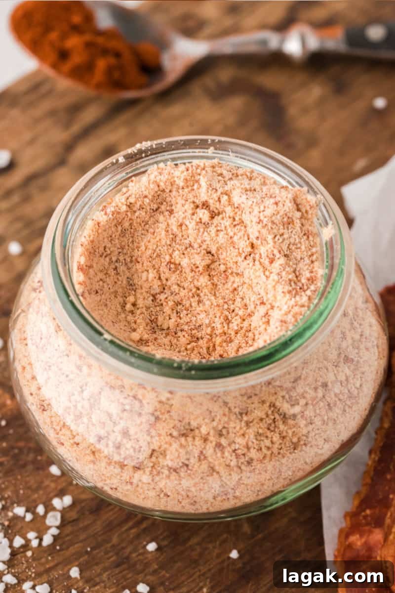 Smoky Bacon Salt: Flavorful Seasoning for Meat, Veggies & Snacks 9 img 25300 7