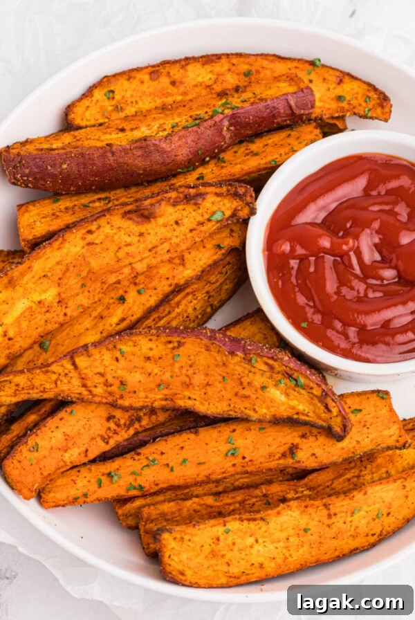 Crispy Air Fryer Sweet Potato Cubes Recipe 13 Sweet potato wedges
