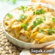 cream cheese chicken enchiladas